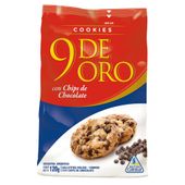 COOKIES 9 DE ORO CHIPS CHOCOLATE X 120G.