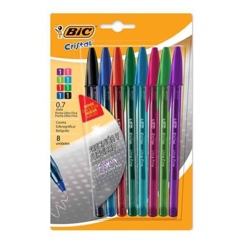 BOLIGRAFO-BIC-CRISTAL-PRECISION-Y-SUAVIDAD-0-7MM-X-8-U-1-26662