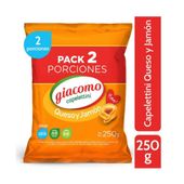 CAPELETTINI GIACOMO QUESO Y JAMON X 250 G.