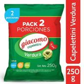 CAPELETTINI GIACOMO VERDURA X 250 G.