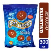 GALLETAS PITUSAS RELLENAS CHOCOLATE X 300 G.