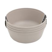SET X4 BOWLS GRANDE 1,1L GRIS