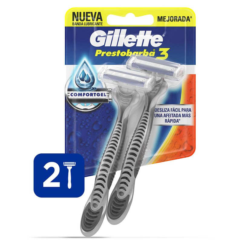 MAQUINA-DE-AFEITAR-GILLETTE-PRESTOBARBA-3-COMFORTGEL-X-2-U-1-28521