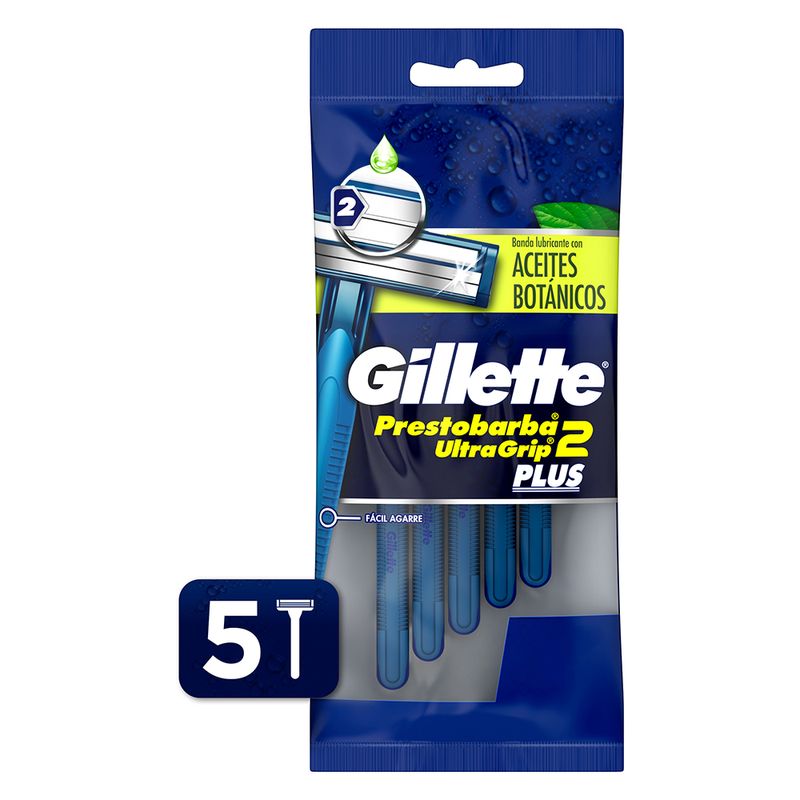 Maquina Afeitar Gillette Ultragrip 2 Filos x Unidad - Fraccionadora Molero