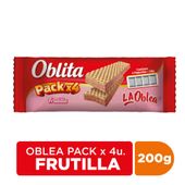 OBLEA PACK X4U 50G FRUTILLA