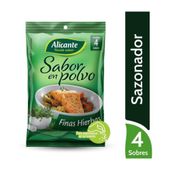 SABORIZADOR ALICANTE FINAS HIERBAS SOBRE X 4 U.
