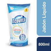 JABON LIQUIDO ECOVITA X 800 Ml