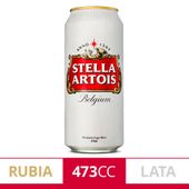 CERVEZA STELLA ARTOIS RUBIA X 473 CC.