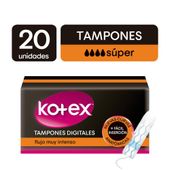 TAMPONES KOTEX SUPER X 20