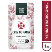 YERBA CRUZ DE MALTA TRADICIONAL SIN TACC X 1 Kg