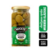 ACEITUNAS VERDES NUCETE RELLENAS MORRON X 200 Gr