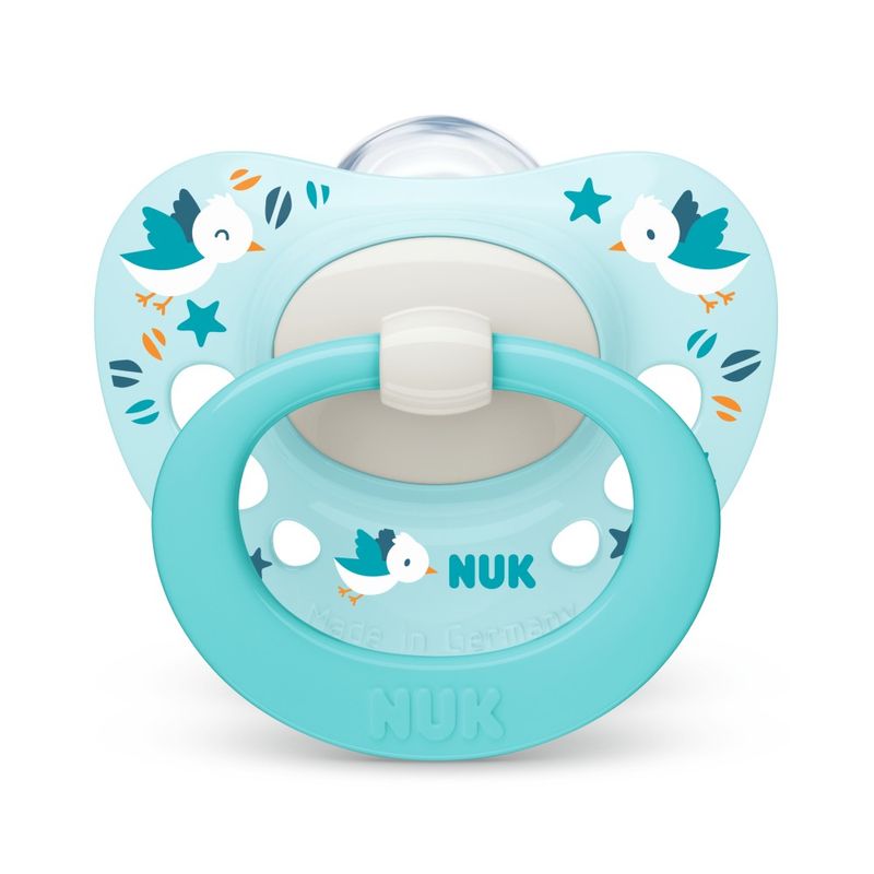 SET DE 2 CHUPETES NUK SIGNATURE (6-18 MESES) - AZUL