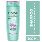 SHAMPOO ELVIVE ARCILLA EXTRAORDINARIA X 400 ML.