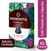 CAPSULA DE CAF� LA MORENITA HONDURAS X 10 U.