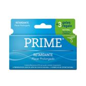 PRESERVATIVOS PRIME + GEL RETARDANTE X 6 U.