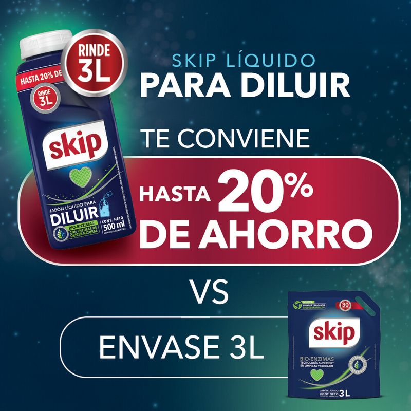 Jabón Liquido Skip BIO-ENZIMAS