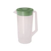 JARRA PLASTICO TRANSLUCIDA TAPA DE COLOR 2 Lts