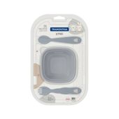 Juego De Cubiertos Infantil Gris 3 Piezas Le Petit Tramontina