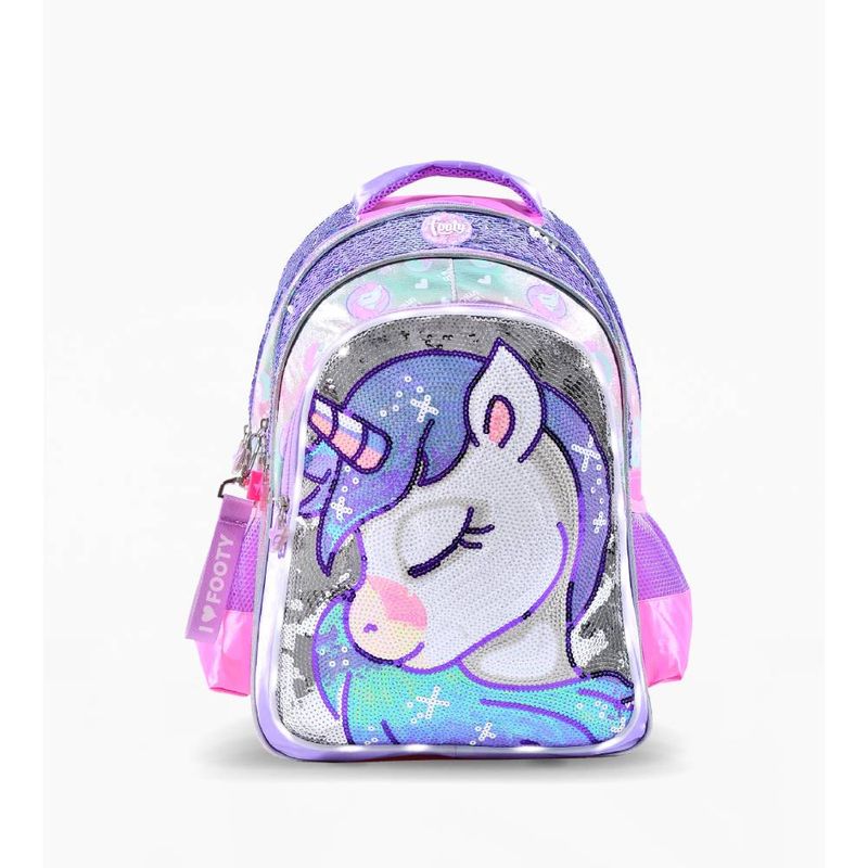 MOCHILA NIÑA UNICORNIO 18 ESPALDA FOOTY