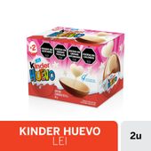 HUEVO KINDER SORPRESA 2 U. X 20 G.