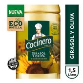 Aceite Cocinero Girasol y Oliva x 1.5 Lt