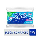 JAB�N EN PAN ZORRO COMPACTO CLASICO X 150 G.