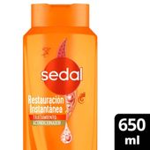 ACONDICIONADOR SEDAL RESTAURACION INSTANTANEA X 650 Ml