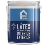 PINTURA LATEX HOME LEADER INTERIOR/EXTERIOR BLANCO X 4 LT