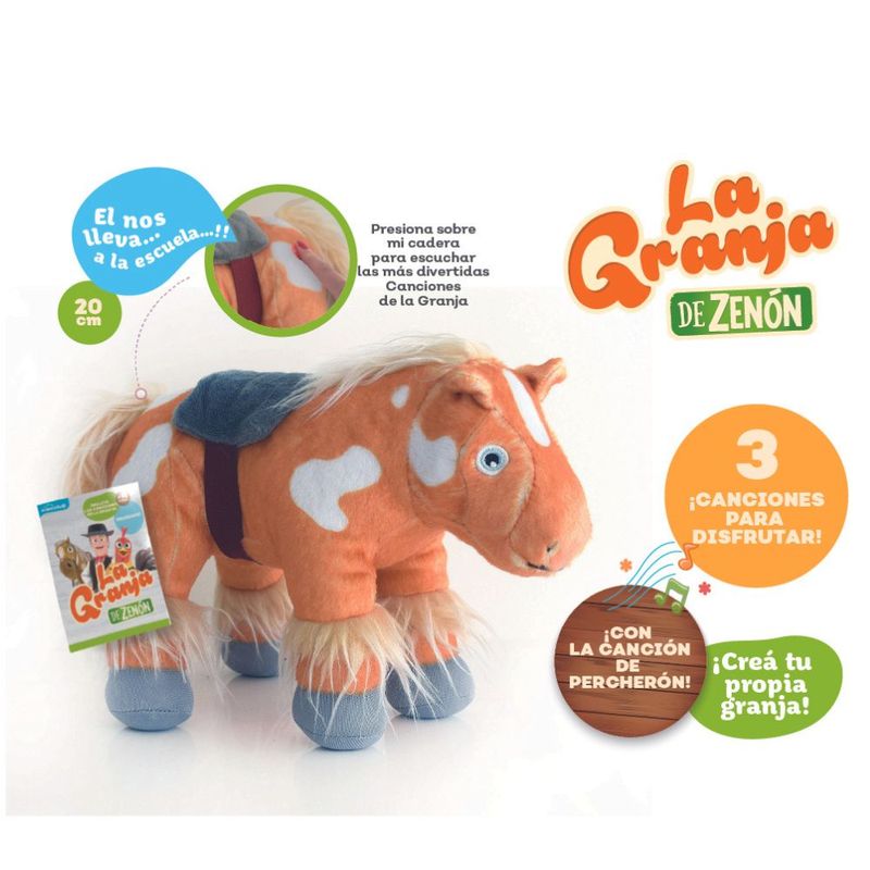 PELUCHE MUSICAL 20 CM LA GRANJA DE ZENON