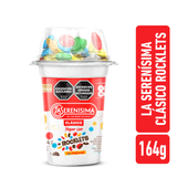 Yogur con rocklets La Serenísima Clásico 164gr