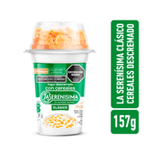 Yogur batido descremado con cereales La Serenísima Clásico 157gr