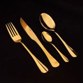 SET CUBIERTOS 24PZAS NEWYORK GOLD