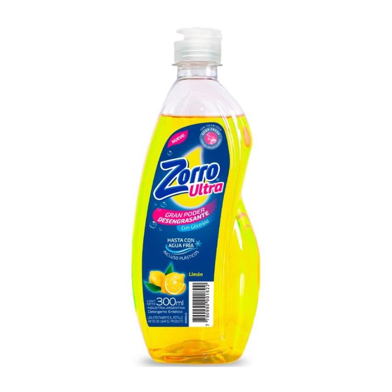 DETERGENTE-LAVAVAJILLAS-ZORRO-ULTRA-LIMON-X-300-Ml-1-38667
