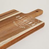 TABLA DE ACACIA CON MANGO ORIGINAL 32x18x1,7 cm