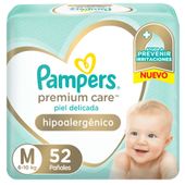 PAMPERS PREMIUM CARE HIPOAL M X 52U