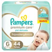 PA�ALES PAMPERS PREMIUM CARE HIPOALERG�NICO G X 44