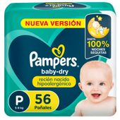 PAMPERS BABYDRY PEQ 56PADSX03