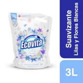 SUAVIZANTE ECOVITA LILAS Y FLORES BLANCAS  X 3L