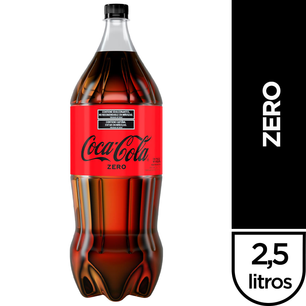 GASEOSA COCA COLA ZERO BOTELLA RETORNABLE X 2.000 CC.