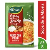 SOPA POLLO ARVEJA VEG ALIC 63G