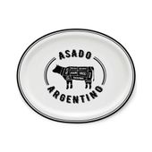 PLATO OVAL PORCELANA ASADO