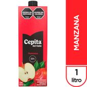 JUGO CEPITA MANZANA X 1 L.