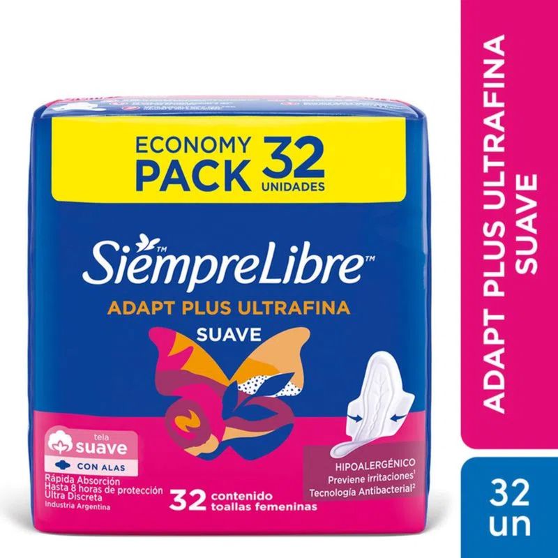 TOALLA-FEMENINA-SIEMPRE-LIBRE-ADAPT-PLUS-ULTRAFINA-X-32-U-1-51022