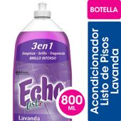Acondicionadores Echo Listo Lavanda Botella 800 ml