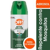 REPELENTE OFF EXTRA DURACI�N AEROSOL X 170 ML.