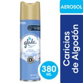 Aromatizante de Ambientes Glade Caricias de Algodón en Aerosol 380ml