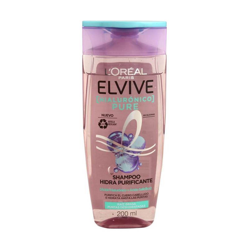 Shampoo Elvive Hialurónico Pure x 200 ml