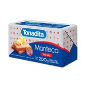 MANTECA TONADITA S SAL 200 GRS