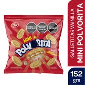 GALLETAS POLVORITA MINI RELLENAS VAINILLA-VAINILLA