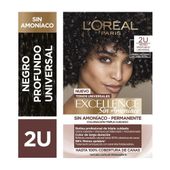 KIT TINTURA EXCELLENCE SIN AMONIACO NEGRO PROFUNDO UNIVERSAL 2U